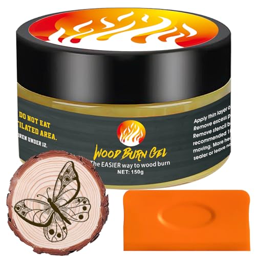 4 OZ holzbrennpaste,Hitze aktiviert Marker Paste für Holz brennen Paste,Erstellen magische Kunst in ein paar Minuten,für das Zeichnen, DIY Kunst,scorch marker für Holz brennen geeignet für Anfänger 4 OZ holzbrennpaste,Hitze aktiviert Marker Paste für Holz brennen Paste,Erstellen magische Kunst in ein paar Minuten,für das Zeichnen, DIY Kunst,scorch marker für Holz brennen geeignet für Anfänger von EIGTWEN