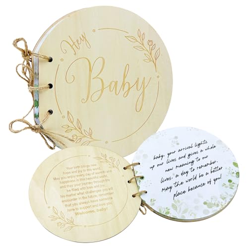 Gästebuch Babyparty Erinnerungsalbum, Holz Babyparty Gästebuch, baby shower babyparty deko, Segen Für Das Baby Und Ratschläge Für Neue Eltern Und Mütter Zu Sein Gästebuch Babyparty Erinnerungsalbum, Holz Babyparty Gästebuch, baby shower babyparty deko, Segen Für Das Baby Und Ratschläge Für Neue Eltern Und Mütter Zu Sein von EIGTWEN