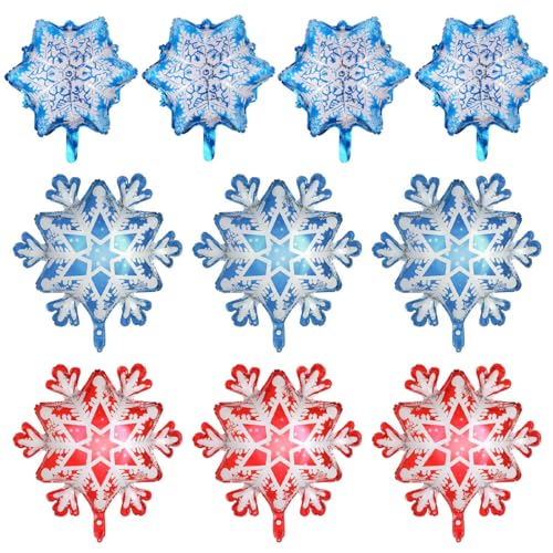 10 Stück Weihnachten Ballons Große Schneeflocken-Folienballons große Weihnachten Winter Helium Schneeflocke Ballon für Geburtstag Babyparty Karneval Weihnachten Winter Home Party Dekorationen 10 Stück Weihnachten Ballons Große Schneeflocken-Folienballons große Weihnachten Winter Helium Schneeflocke Ballon für Geburtstag Babyparty Karneval Weihnachten Winter Home Party Dekorationen von EIHI