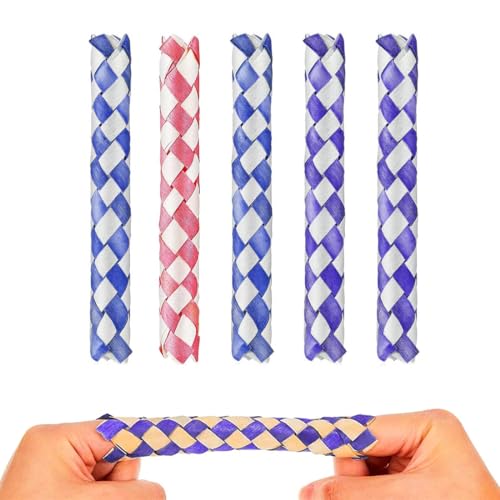 EIHI Chinesische Fingerfalle,6 Stück Klassische Chinesische Holz Fingerfalle,Zauberdaumen,Useless Box,Farben Holz Finger Falle Spielzeug für Geburtstag Party Trick Mitgebsel EIHI Chinesische Fingerfalle,6 Stück Klassische Chinesische Holz Fingerfalle,Zauberdaumen,Useless Box,Farben Holz Finger Falle Spielzeug für Geburtstag Party Trick Mitgebsel von EIHI