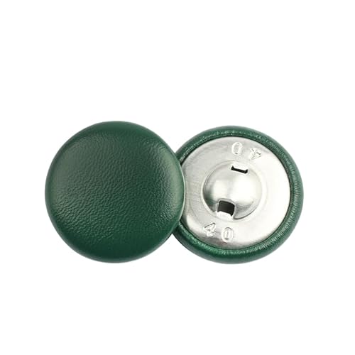 EILJSF 30 Stück 11–28 mm Schwarze, mit Stoff überzogene Knöpfe mit Metallschaft, DIY-Nähset für Kunsthandwerk, Kleiderzubehör von EILJSF