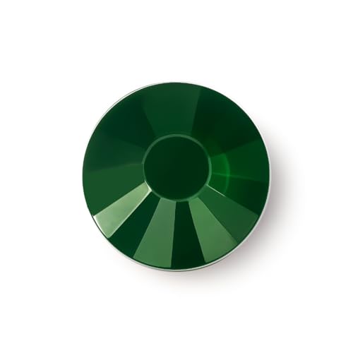 HotFix-Strasssteine mit flacher Rückseite, Hotfix-Strasssteine zum Aufbügeln, HotFix-Kristalle mit flacher Rückseite, Smaragdgrün, SS10, 3 mm, 100 Stück von EIMASS