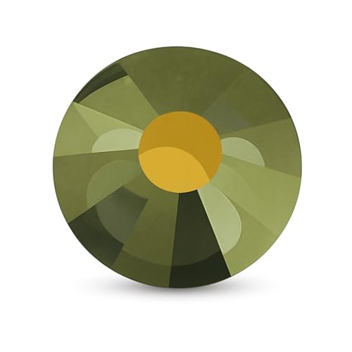 HotFix-Strasssteine mit flacher Rückseite, Hotfix-Strasssteine zum Aufbügeln, Hotfix-Kristalle mit flacher Rückseite, EIMASS Cut (Schwarz, AB-Goldton, SS10, 3 mm), 100 Stück von EIMASS