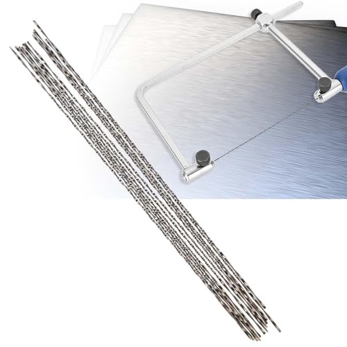 12 Stück Dekupiersägeblätter, Holzsägeblätter, Spiralzähne, Holz, Metall, Kunststoff, Zum Schneiden von Kohlenstoffstahl, 5,12 Zoll, Zum Schneiden von Holz, Metall und (3# 12 Stück Dekupiersägeblätter, Holzsägeblätter, Spiralzähne, Holz, Metall, Kunststoff, Zum Schneiden von Kohlenstoffstahl, 5,12 Zoll, Zum Schneiden von Holz, Metall und (3# von EIMSOAH
