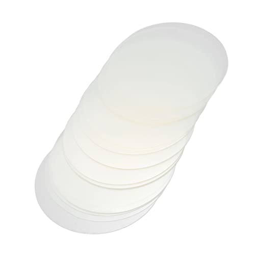 200 Blätter Transparente Badge -Film, Clear PVC Multi Purpose Badge Protective Film, Plastic Circle Mylars, für Handwerksschutz (58 mm) von EIMSOAH