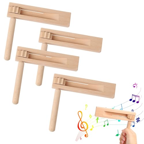 EIMZU Holz Spinning Ratsche, 4PCS Ratsche Instrument Spielzeug, holzrassel, Ratsche aus Holz, für Kinder,Spiele Parteien, Sportveranstaltungen EIMZU Holz Spinning Ratsche, 4PCS Ratsche Instrument Spielzeug, holzrassel, Ratsche aus Holz, für Kinder,Spiele Parteien, Sportveranstaltungen von EIMZU