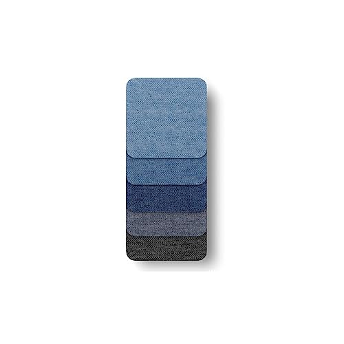 EIOLWJIEO 1 Set Flicken zum Aufbügeln, kein Bügeln, selbstklebend, quadratisch, Notversorgung, Daunenjacke, Reparatur, Denim Patch für Knie, Typ 3 von EIOLWJIEO