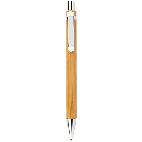 1 x Kugelschreiber-Set, Bambusholz, Schreibgerät für Arbeitsplatz 1.0, Kugelschreiber, Schüler, Schule, Büro von EIRONG