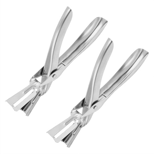 Crawfish Peeler Tool, Stainless Steel Crawfish Tail Remover Tool, Portable Shelling Tails Peeler Seafood Tool, Kitchen Gadget for Seafood Lovers (Silver C 2pcs) von EIRZNGXQ