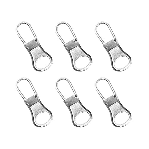 EIRZNGXQ 6 stücke Zipper Set für Kleidung Abnehmbare Metall Zipper Puller Herz Form Zipper Kopf Zipper Sliders reißverschlüsse Tab Pull Nähen von EIRZNGXQ