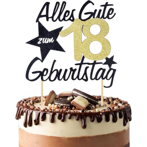 Torten Deko 18 Geburtstag Mann Frau 18 Geburtstag Alles Gute zum Geburtstag 18 Jahre Happy 18th Birthday Cake Topper Kuchen Topper Kuchendeko 18 Geburstagstorte Gold für 18 Geburtstag Frauen Männer Torten Deko 18 Geburtstag Mann Frau 18 Geburtstag Alles Gute zum Geburtstag 18 Jahre Happy 18th Birthday Cake Topper Kuchen Topper Kuchendeko 18 Geburstagstorte Gold für 18 Geburtstag Frauen Männer von EIYVPRA