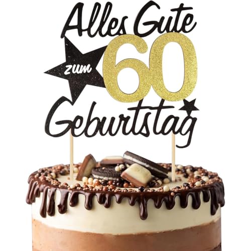 Torten Deko 60 Geburtstag Mann Frau 60 Geburtstag Alles Gute zum Geburtstag 60 Jahre Happy 60th Birthday Cake Topper Kuchen Topper Kuchendeko 60 Geburstagstorte Gold für 60 Geburtstag Frauen Männer Torten Deko 60 Geburtstag Mann Frau 60 Geburtstag Alles Gute zum Geburtstag 60 Jahre Happy 60th Birthday Cake Topper Kuchen Topper Kuchendeko 60 Geburstagstorte Gold für 60 Geburtstag Frauen Männer von EIYVPRA