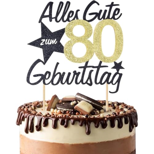 Torten Deko 80 Geburtstag Mann Frau 80 Geburtstag Alles Gute zum Geburtstag 80 Jahre Happy 80th Birthday Cake Topper Kuchen Topper Kuchendeko 80 Geburstagstorte Gold für 80 Geburtstag Frauen Männer Torten Deko 80 Geburtstag Mann Frau 80 Geburtstag Alles Gute zum Geburtstag 80 Jahre Happy 80th Birthday Cake Topper Kuchen Topper Kuchendeko 80 Geburstagstorte Gold für 80 Geburtstag Frauen Männer von EIYVPRA