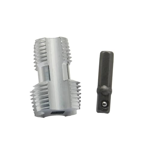 4 punkte/6 punkte PPR wasser rohr innen loch opener PVC kunststoff PE rohr bohrer power werkzeug zubehör universal tippen set(2pc aluminum set) von EJPPDHCO