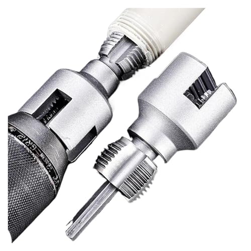 Professionelles Rohreinfädler-Set, Innen- und Außengewindebohrer, 4/6 Punkte, schnelles Einfädelwerkzeug for die Reparatur von PVC-Wasserrohren(B) von EJPPDHCO