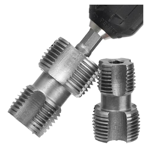 Wasserrohr-Innenlochöffner, 4-Punkt-6-Punkt-Bohrmaschine, sechseckig, universelle Wasserrohr-Gewindeschneidwerkzeuge, Innengewindemacher(Iron) von EJPPDHCO