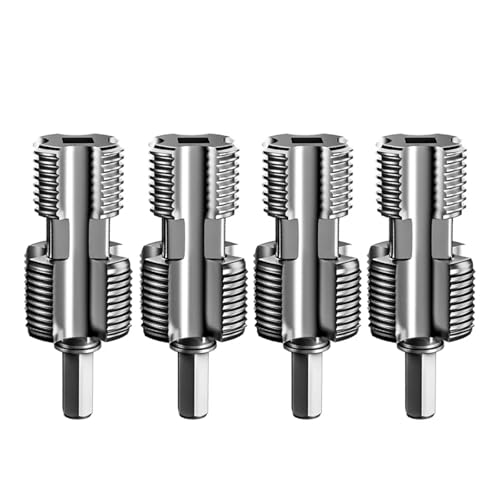 Wasserrohr-Innenlochöffner, 4-Punkt-6-Punkt-PVC-Gewindemacherwerkzeug for Hausinstallationen und Reparaturen, interne und externe offene Drähte(4PCS) von EJPPDHCO