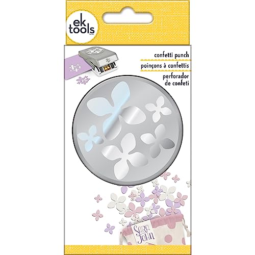 EK Tools EK Punch Lg Confetti Hydrangea Stanzer, Metall, Grau, 7.82 x 15.42 x 3.58 cm von EK Tools