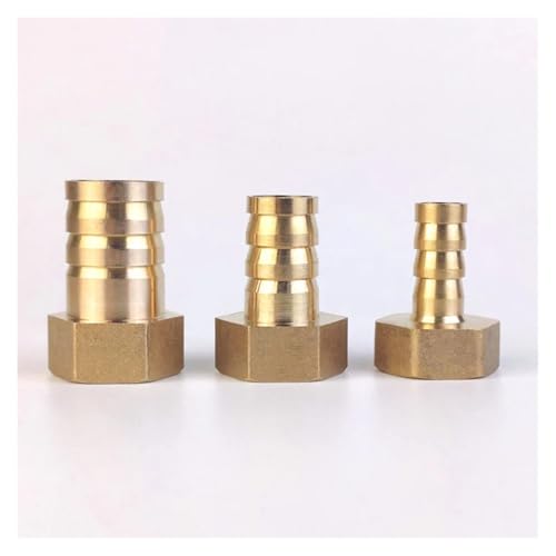 EKFBQBGW 1pc M12x1.25 Metric Female Thread x Hose Barb 10mm Brass Coupling Coupler Connector Water Gas Oil von EKFBQBGW