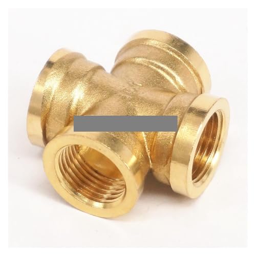 EKFBQBGW Cross 4 Ways Brass Pipe Fitting Coupler Connector Equal Female 3/4" BSP Female Thread Plumbing EKFBQBGW Cross 4 Ways Brass Pipe Fitting Coupler Connector Equal Female 3/4" BSP Female Thread Plumbing von EKFBQBGW