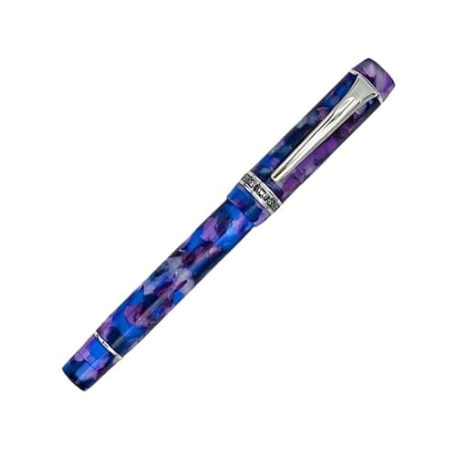 EKINS Acryl-Füllfederhalter, Edelstahl, Iridium, Stiftspitze, Business, Büro, Stift (B) von EKINS