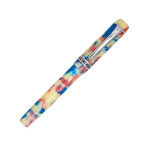 EKINS Acryl-Füllfederhalter, Edelstahl, Iridium, Stiftspitze, Business, Büro, Stift (D) von EKINS