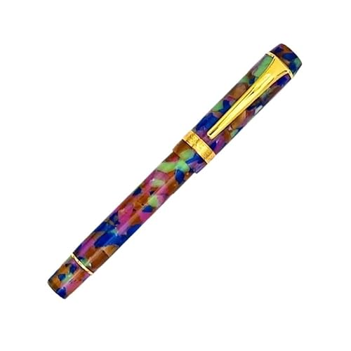 EKINS Acryl-Füllfederhalter, Edelstahl, Iridium, Stiftspitze, Business, Büro, Stift (G) von EKINS