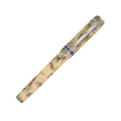 EKINS Acryl-Füllfederhalter, Edelstahl, Iridium-Stift mit Stiftspitze, für Büro, Büro (J) von EKINS