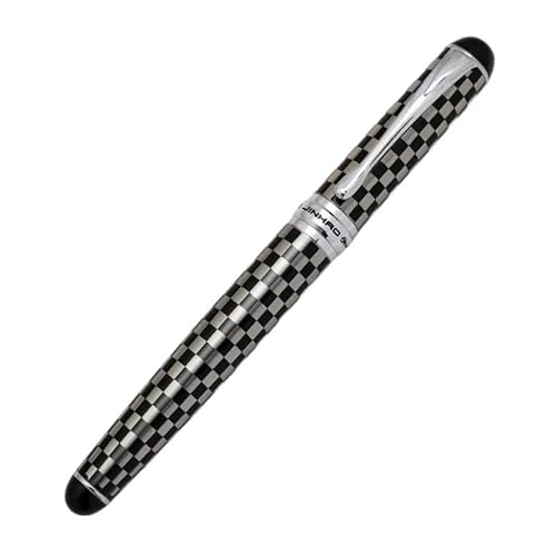 EKINS Füllfederhalter, Vollmetallclip, Luxus-Stifte für Studenten, Geschenk, Schreibwaren, Büro, Schulbedarf, Stifte zum Schreiben (quadratisch) von EKINS