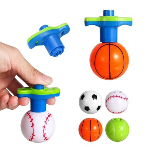 EKKONG Kreisel für Kinder 8 Stücke Leuchtende Und Drehende Gyroskop Spielzeuge Led Gyroskop Gyro Spielzeug Kindergeburtstag Mitgebsel von EKKONG