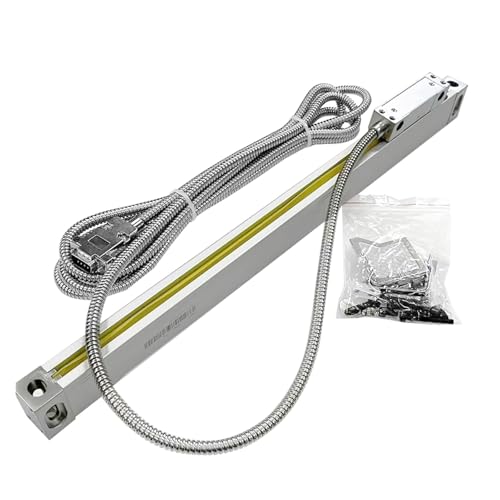 EKOUQIN 0,005 mm lineare Skalen, Gitterlineal, 5um Sensor-Encoder TTL 100mm-400mm for Drehmaschinen-Fräswerkzeuge Digitales Lesekit(150mm travel) von EKOUQIN