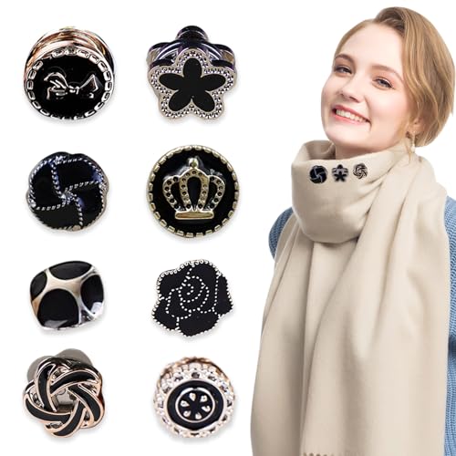 EKSMA 8 Pairs Hijab Magnetische Pins Magnetische Schal Brosche Perle Runde Hijab Clip Magnetknöpfe Broschen Keine Lochstifte für Frauen Mädchen EKSMA 8 Pairs Hijab Magnetische Pins Magnetische Schal Brosche Perle Runde Hijab Clip Magnetknöpfe Broschen Keine Lochstifte für Frauen Mädchen von EKSMA