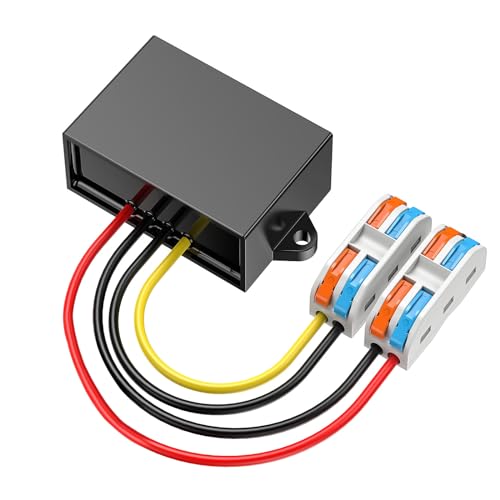 Spannungswandler 12V auf 24V, Step up Converter 12V auf 24V 5A 120W mit Schnellverbinder Kabelverbinder, DC DC Wandler 12V auf 24V für Golfwagen LED Truck. (DC9-20V Eingang) von EKYLIN