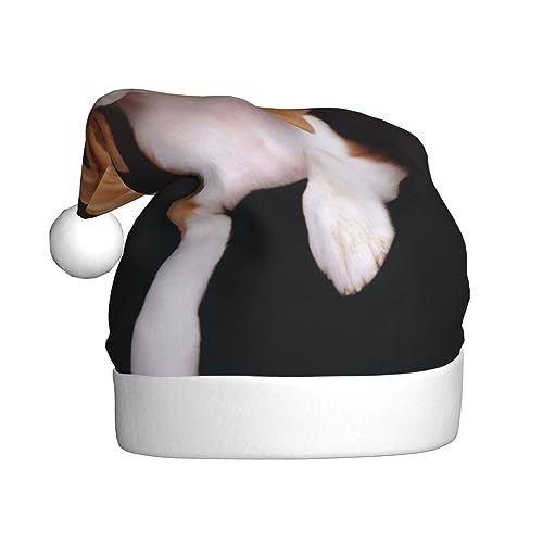 EKYOSHCZ ovely Haustier Hund Beagle Weihnachtsmütze für Erwachsene Weihnachtsmütze Xmas Urlaub Hut für Neujahr Party Supplies von EKYOSHCZ