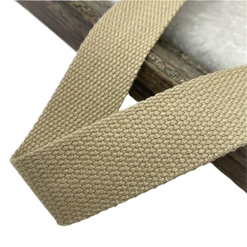 Baumwoll Gurtband 2 Yards 30 mm Baumwoll-Gurtband, Canvas-Baumwollband, DIY-Rucksack-Umreifungstaschen, Bastelarbeiten for Gürteltaschen-Zubehör(04) von EKalgretrA