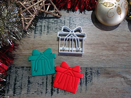 Elace – Ausstechform Weihnachten – Geschenk – Gebäck, Sandgestrahlt, Kekse, Fondant, Modelliermasse, 3D von ELACE