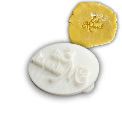 ELACE - Stempel Eid Moubarak – Ramadan Gebäck, sandgestrahlt, Kekse, Zuckerpaste, Modelliermasse, Dekoration für Kuchen, Haus – Frankreich ELACE3D von ELACE