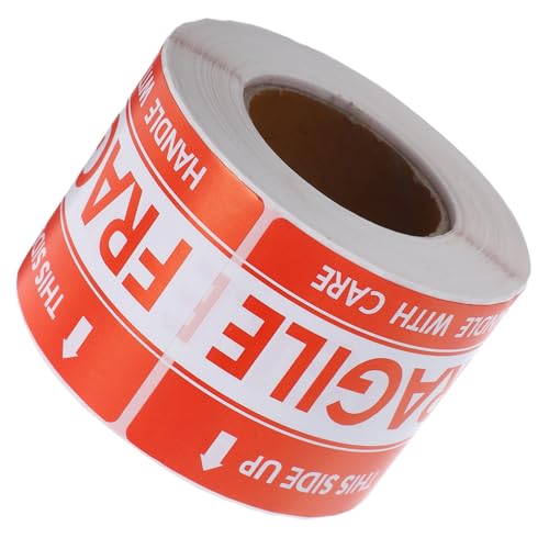 ELAYARD 1 Rolle Rote Aufkleber Für Zerbrechliche Güter, Selbstklebend Und Mit Warnhinweis Für Die Sichtbarkeit, Ideal Für Logistik, Lagerung Und Umzug. ELAYARD 1 Rolle Rote Aufkleber Für Zerbrechliche Güter, Selbstklebend Und Mit Warnhinweis Für Die Sichtbarkeit, Ideal Für Logistik, Lagerung Und Umzug. von ELAYARD