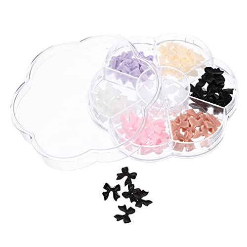 ELAYARD 1 Schachtel Nail Art Zubehör mit Perlen und Schleifen Flache Rückseite Bunte Resin Dekorationen für DIY Maniküre Eleganter Nagelschmuck für Natürliche und Künstliche Nägel ELAYARD 1 Schachtel Nail Art Zubehör mit Perlen und Schleifen Flache Rückseite Bunte Resin Dekorationen für DIY Maniküre Eleganter Nagelschmuck für Natürliche und Künstliche Nägel von ELAYARD