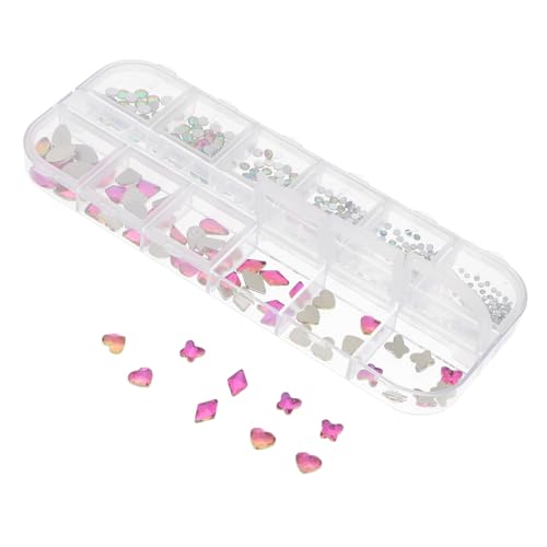 ELAYARD 1 Schachtel Nail Rhinestones Fächer Box Resin Strasssteine Nagel Dekoration DIY Nail Art Zubehör Sicher Langlebig für Profi und Zuhause ELAYARD 1 Schachtel Nail Rhinestones Fächer Box Resin Strasssteine Nagel Dekoration DIY Nail Art Zubehör Sicher Langlebig für Profi und Zuhause von ELAYARD