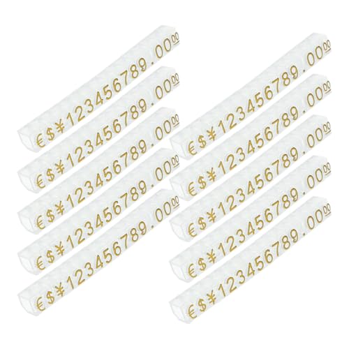 ELAYARD 10 Saiten Verstellbarer Preiswürfel aus Transparentem Zahlen für Schmuck Einzelhandelsgeschäfte Leichter Langlebiger Preisschild aufsteller für Verkaufsdisplays ELAYARD 10 Saiten Verstellbarer Preiswürfel aus Transparentem Zahlen für Schmuck Einzelhandelsgeschäfte Leichter Langlebiger Preisschild aufsteller für Verkaufsdisplays von ELAYARD