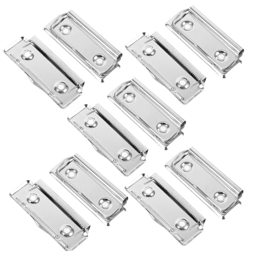 ELAYARD 10 Stück Teiliges Kleine Metall klemmbrettklammern Robuste Schreibbrett clips mit Starkem Halt Multifunktionale Büroklammern zur Dokumentenorganisation Langlebig und Vielseitig ELAYARD 10 Stück Teiliges Kleine Metall klemmbrettklammern Robuste Schreibbrett clips mit Starkem Halt Multifunktionale Büroklammern zur Dokumentenorganisation Langlebig und Vielseitig von ELAYARD