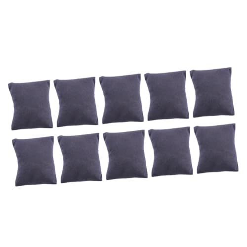 ELAYARD 10 Stück Teiliges Schmuckkissen Watch Pillow und Bangle Display Cushion aus Grauem Velours Stabiles Uhrenkissen für Schmuckschatullen Vitrinen und Reiseaufbewahrung Kratzfestes ELAYARD 10 Stück Teiliges Schmuckkissen Watch Pillow und Bangle Display Cushion aus Grauem Velours Stabiles Uhrenkissen für Schmuckschatullen Vitrinen und Reiseaufbewahrung Kratzfestes von ELAYARD