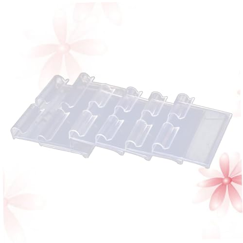 ELAYARD 10 Stück Transparente PVC Preisschildhalter Langlebig Wetterbeständig für Supermarkt Regalbeschriftung und Einzelhandel Klarer Etikettenhalter von ELAYARD