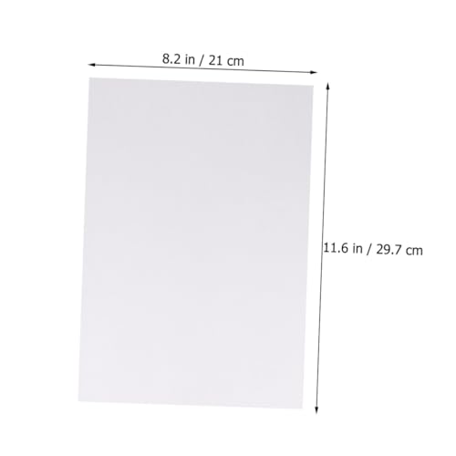 ELAYARD 100 Blatt Trennpapier Doppelseitig Beschichtet M² Weiß Anti klebe Papier für Büro und Basteln Haftungsfreies Abdeckpapier für Handarbeit und Klebeband Langlebig und Vielseitig von ELAYARD