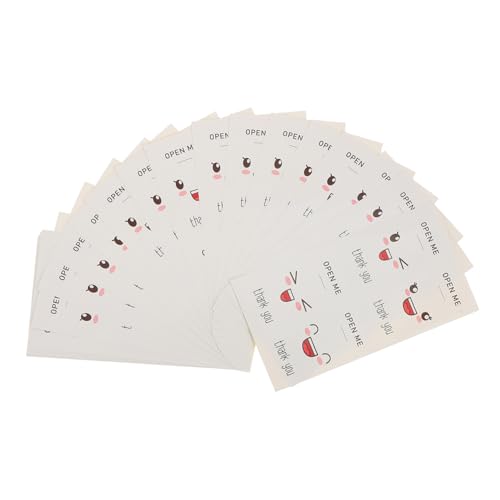 ELAYARD 100 Stück Aufkleber Box Label Sticker Selbstklebend Dekorative Verpackungsetiketten Für Geschenktüten Und Kartons Niedliche Rechteckige Klebeetiketten Für Basteln Und Versand von ELAYARD