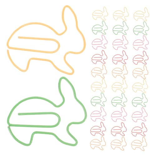 ELAYARD 100 Stück Hasen Büroklammern Metall Niedliche Tierförmige Paper Clips Lesezeichen Clips für Notizbuch Aktenordner Organizer Kreative Dokumentklammern für Schreibwaren Fans ELAYARD 100 Stück Hasen Büroklammern Metall Niedliche Tierförmige Paper Clips Lesezeichen Clips für Notizbuch Aktenordner Organizer Kreative Dokumentklammern für Schreibwaren Fans von ELAYARD