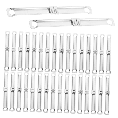 ELAYARD 100 Stück Metall Doppelloch Binder Clips Flexibel Langlebig Bürobedarf Schreibwaren Ringordner Organizer für Dokumente und Papierordner ELAYARD 100 Stück Metall Doppelloch Binder Clips Flexibel Langlebig Bürobedarf Schreibwaren Ringordner Organizer für Dokumente und Papierordner von ELAYARD
