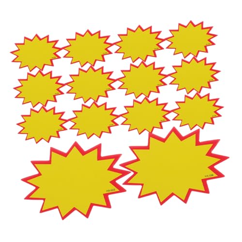 ELAYARD 100 Stück Preisetiketten Gelb Wiederbeschreibbar Robuste Papier Preisschilder Für Supermärkte Einzelhandel Vielseitige Preisschilder Für Produktinformationen ELAYARD 100 Stück Preisetiketten Gelb Wiederbeschreibbar Robuste Papier Preisschilder Für Supermärkte Einzelhandel Vielseitige Preisschilder Für Produktinformationen von ELAYARD