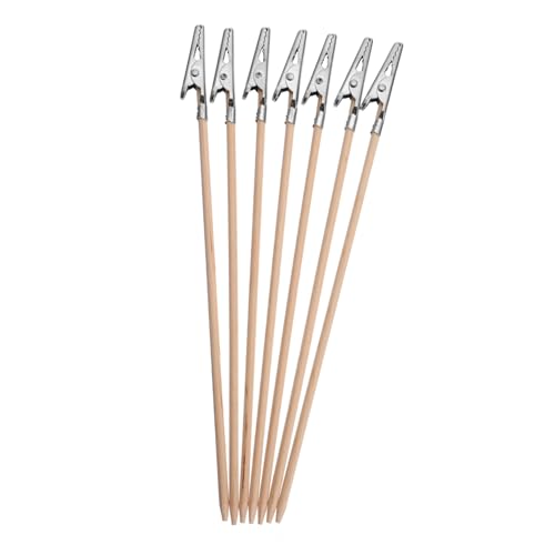 ELAYARD 100 Stück Teiliges Bambusspieß Set mit Starken Krokodilklemmen Modellwerkzeug für DIY Airbrush Halterung Praktisches Bastelzubehör zum Fixieren Kleiner Teile Beim Modellbau ELAYARD 100 Stück Teiliges Bambusspieß Set mit Starken Krokodilklemmen Modellwerkzeug für DIY Airbrush Halterung Praktisches Bastelzubehör zum Fixieren Kleiner Teile Beim Modellbau von ELAYARD